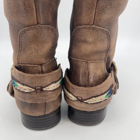 Lucky Brand Brown Leather Heeled Boots | Perfect for Any Occasion - Picture 10 of 10